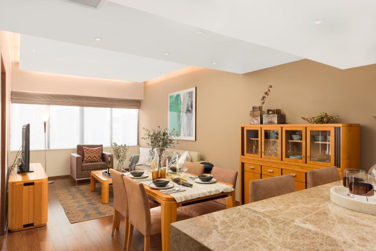 Shanghai Centre Serviced Apartment Kültér fotó